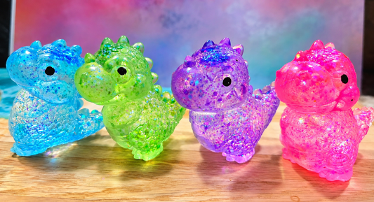 Mystery Dinosaur Glitter Maltose Squishy