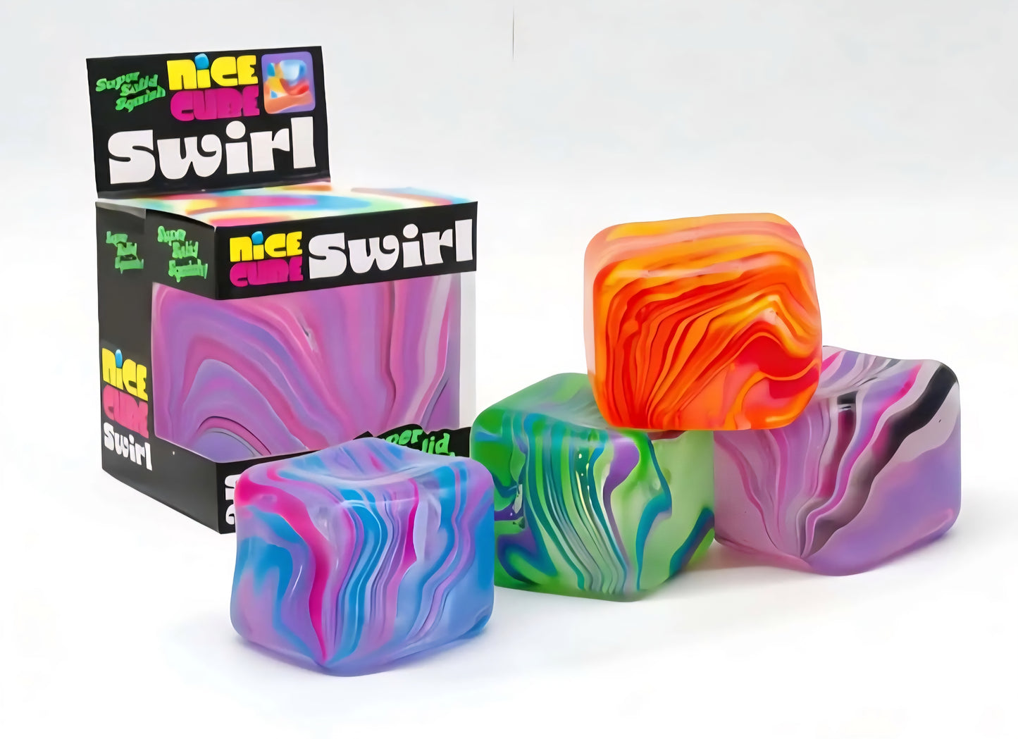 Swirl Maltose Cube Squishy