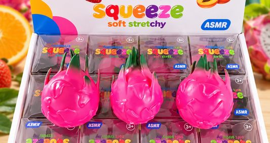 Dragonfruit Crunchy Building Block Squishy