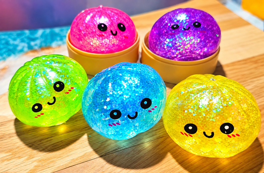 Mystery Glow In The Dark Mini Orbeez Dumpling Squishy