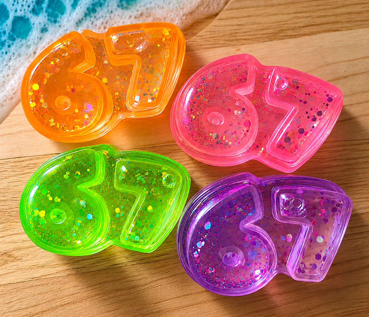 Mystery 67 Glitter Maltose Squishy