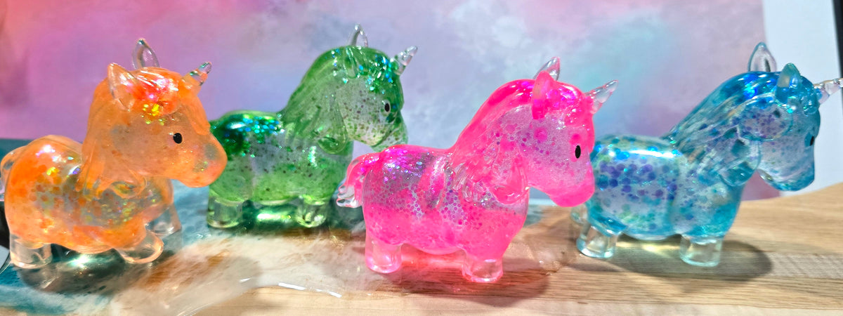Mystery Unicorn Glitter Maltose Squishy