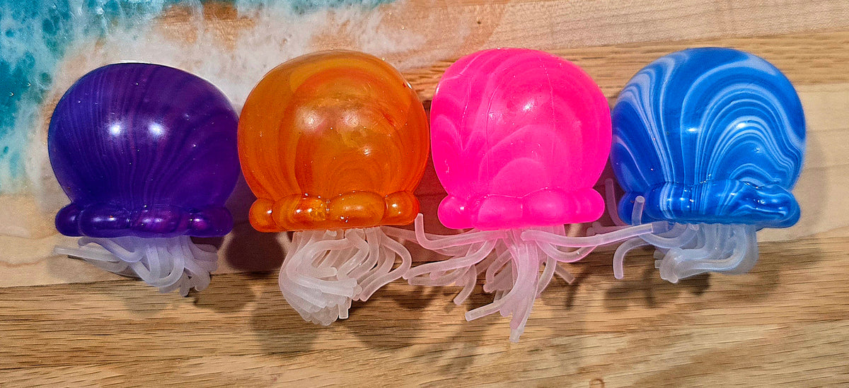 Mystery Swirl Lighted Jellyfish Maltose Squishy