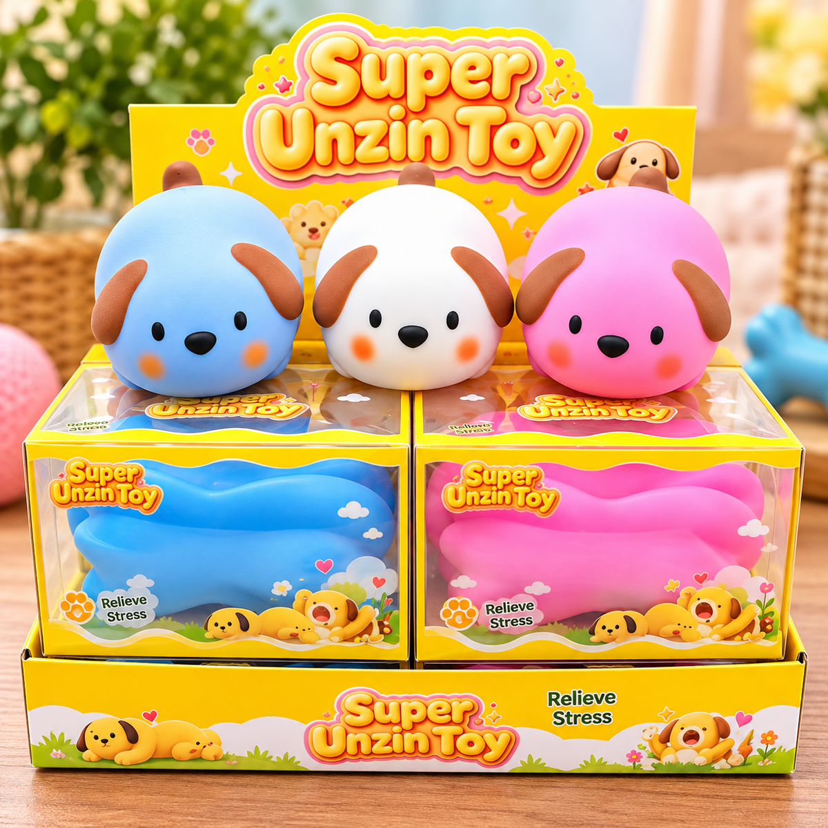 Mystery Jumbo Dog TPR Flour Squishy