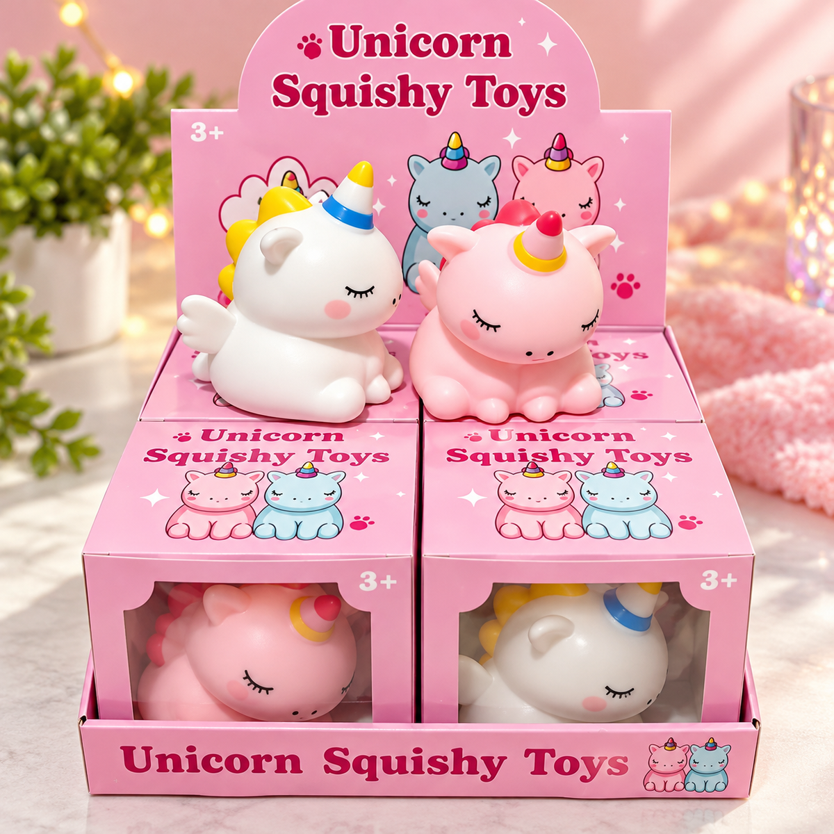 Mystery Jumbo Unicorn TPR Flour Squishy