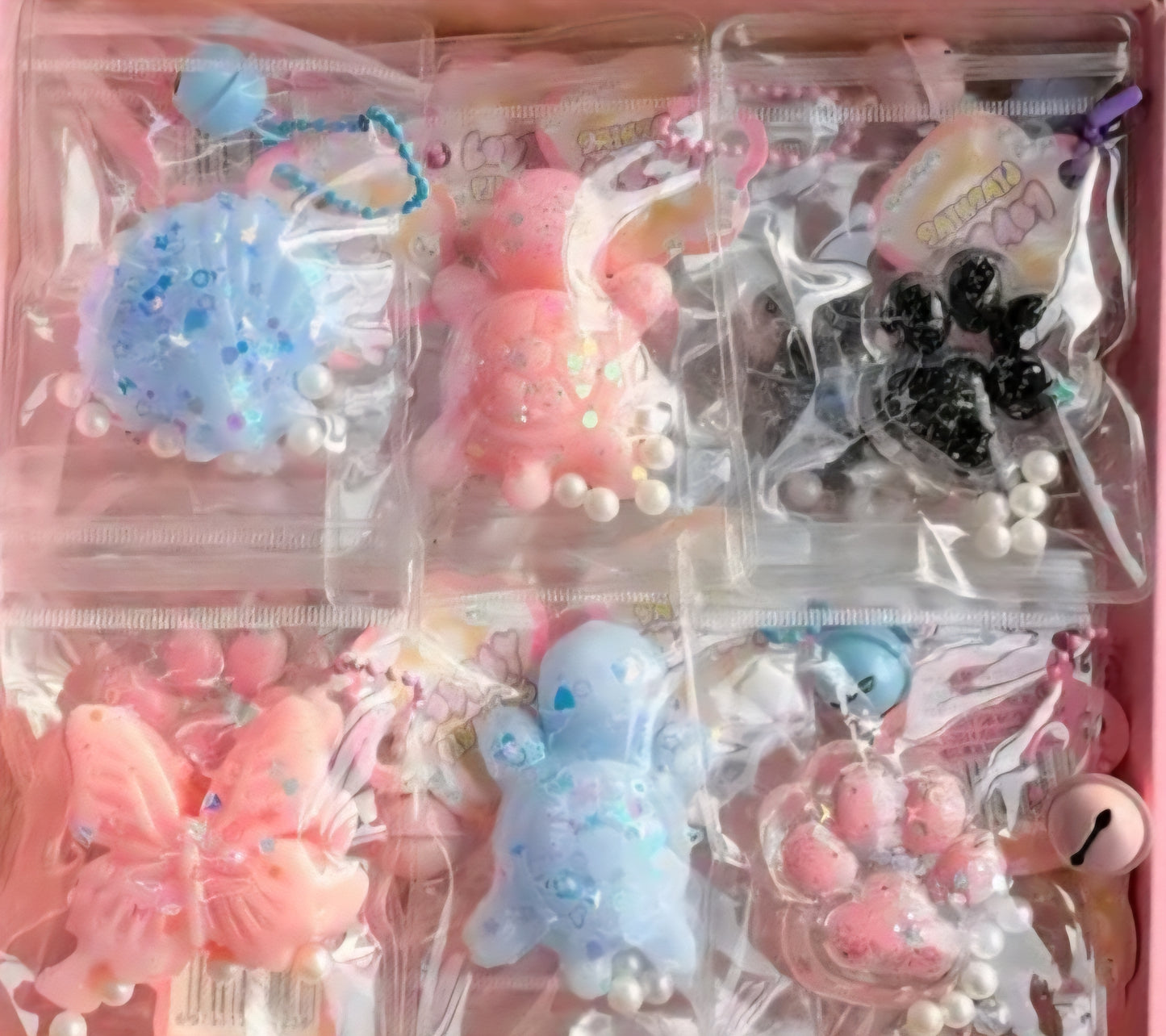 Viral Mystery Mini Taba Solid Animal Squishy Keychain