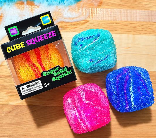 Mystery Textured Swirl Cube Soft Maltose Squishy