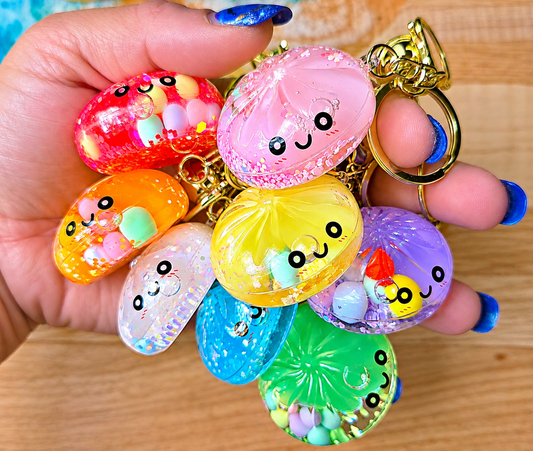 Mystery Dumpling Liquid Acrylic Keychain