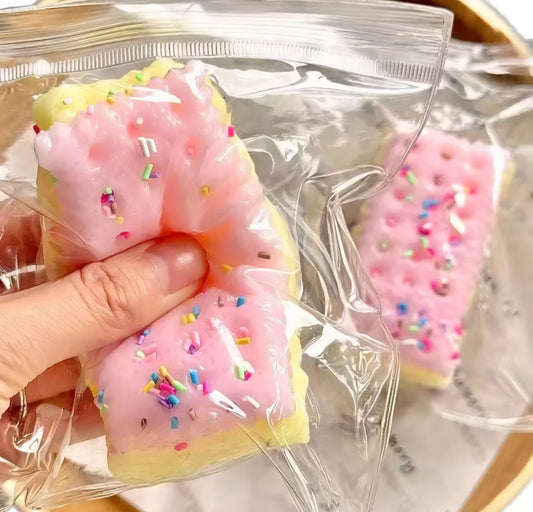 Viral Cookie Cracker Sprinkle Dessert Taba Squishy