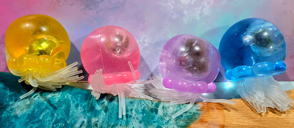 Mystery Transparent Lighted Jellyfish Maltose Squishy