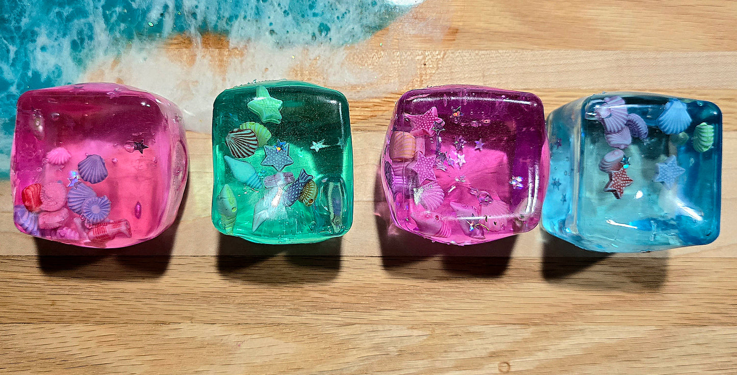Mystery Seashell Cube Maltose Squishy