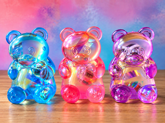 Mystery Transparent Lighted Gummy Bear Maltose Squishy