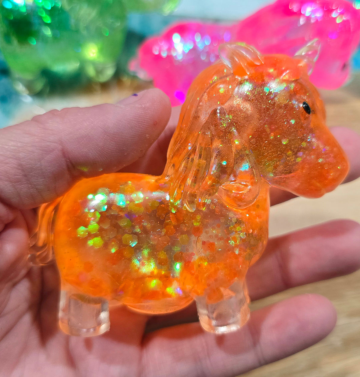 Mystery Unicorn Glitter Maltose Squishy