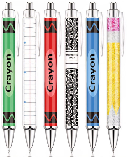 Random Back To School Crayon/Note Pen