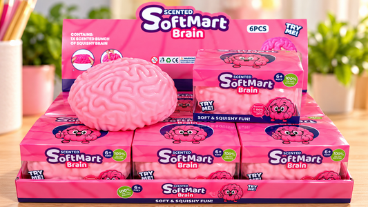 Mystery Jumbo Brain TPR Flour Squishy
