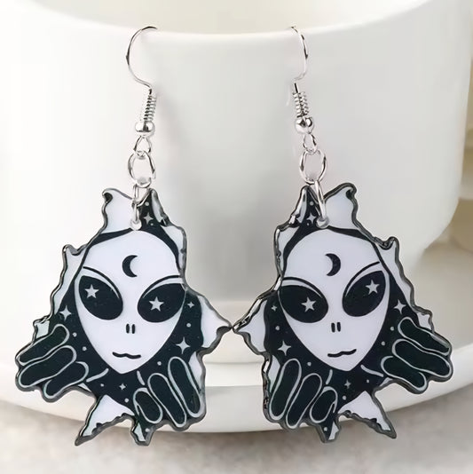 PREORDER Halloween ET Acrylic Dangle Earrings