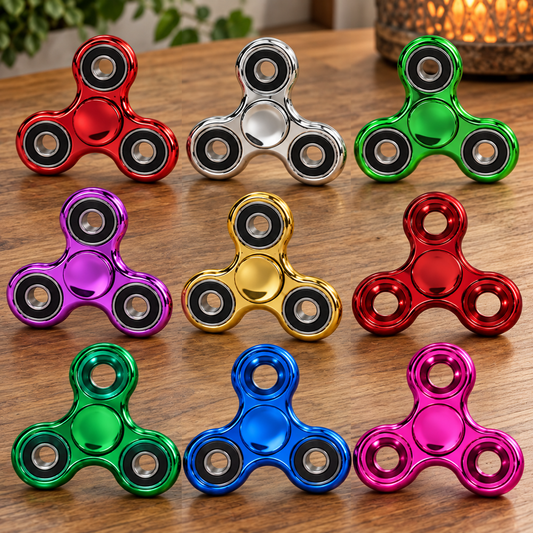 Mystery Metallic Metal Fidget Spinner