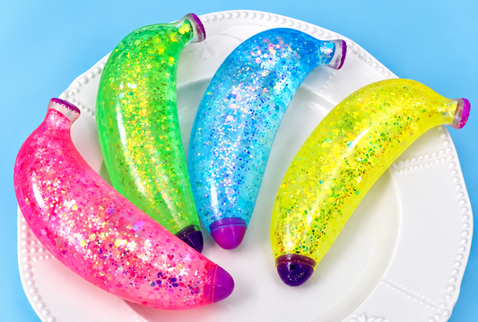 Mystery Banana Maltose Glitter Squishy