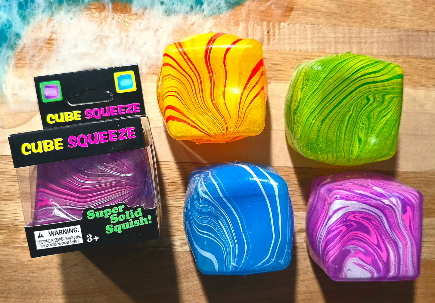 Swirl Maltose Cube Squishy