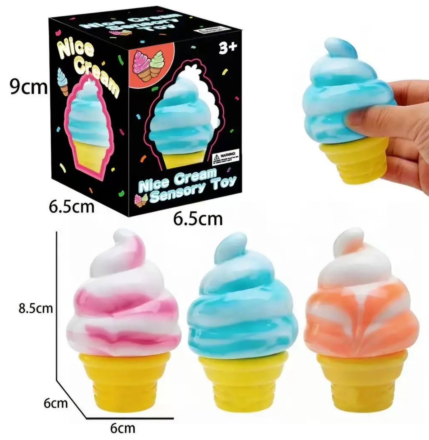 Mystery Icecream Cone Maltose Squishy