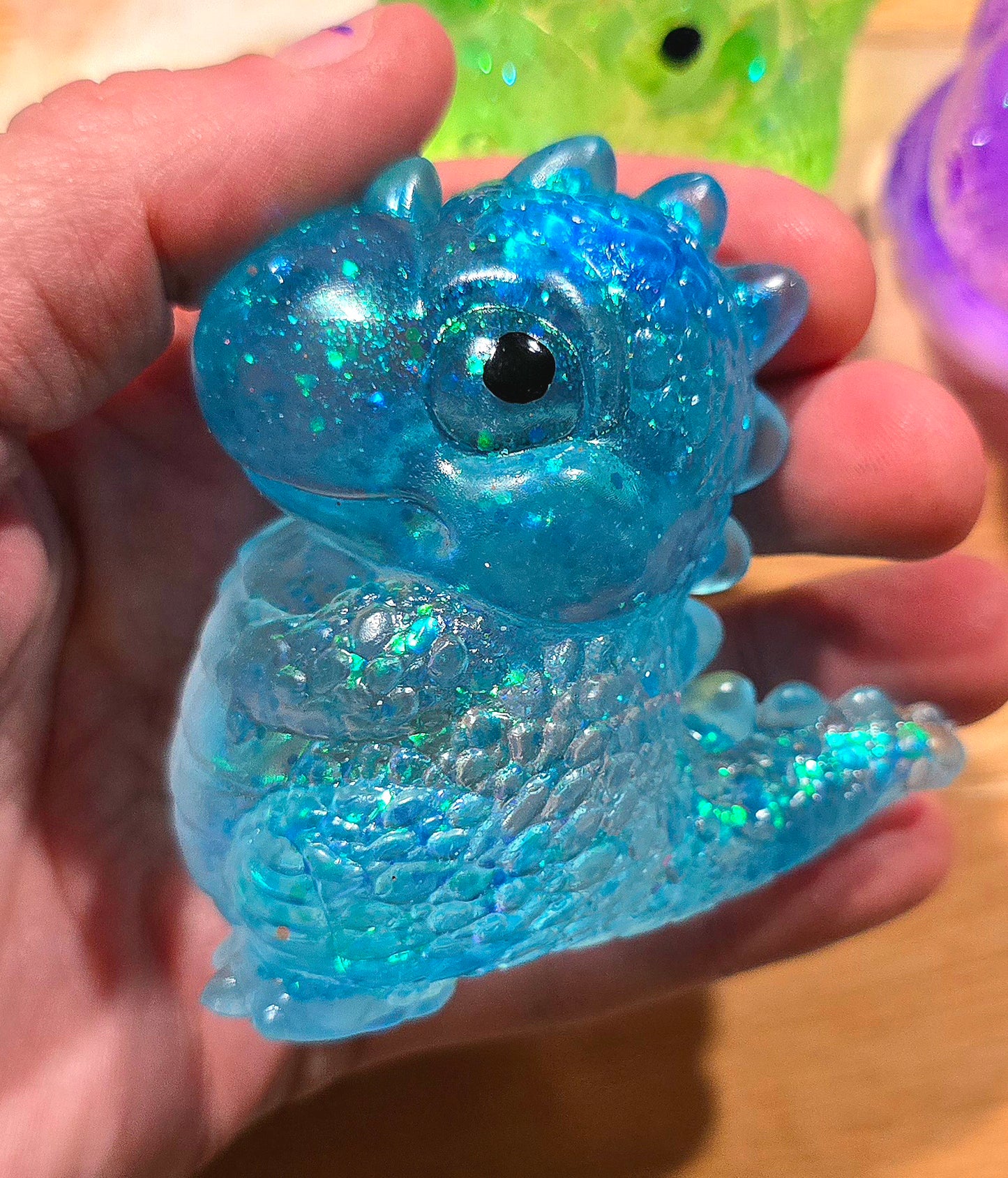 Mystery Dinosaur Maltose Glitter Squishy