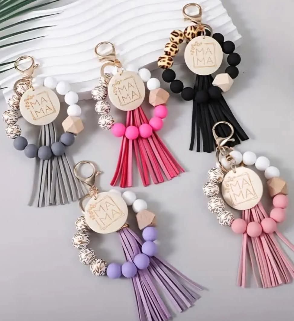 MAMA #2 SILICONE BRACELET KEYCHAIN