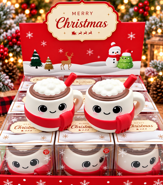 Jumbo Hot Cocoa Mug TPR Flour Squishy