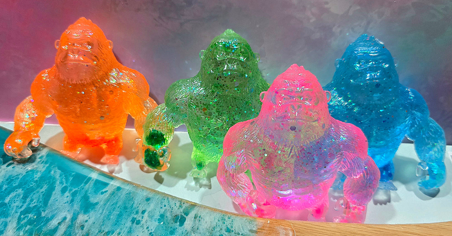 Mystery Gorilla Glitter Maltose Squishy