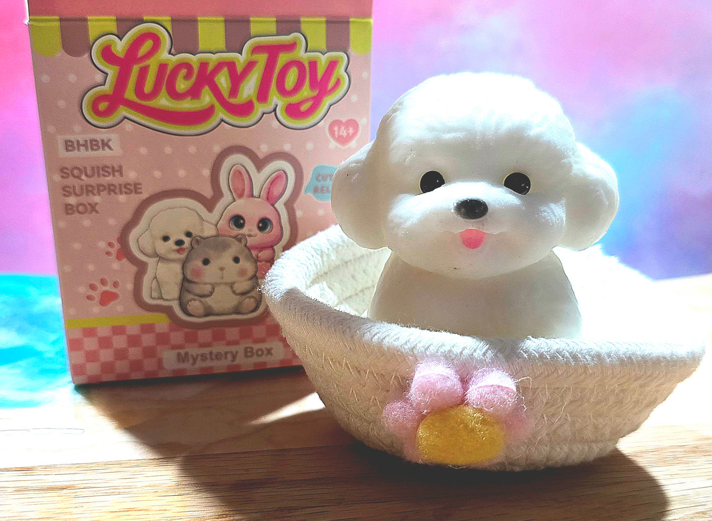 Mystery Lucky Toy Realistic Mochi Pet Squishy (9 different animals)