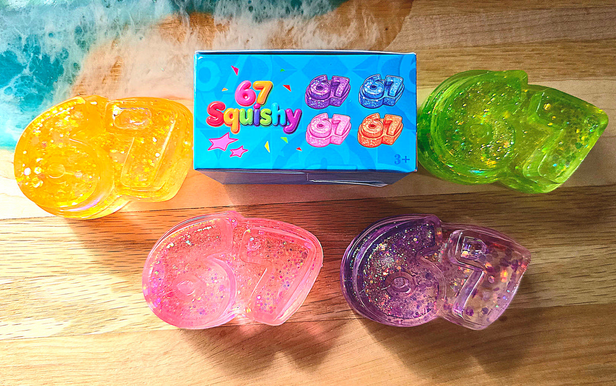 Mystery 67 Glitter Maltose Squishy