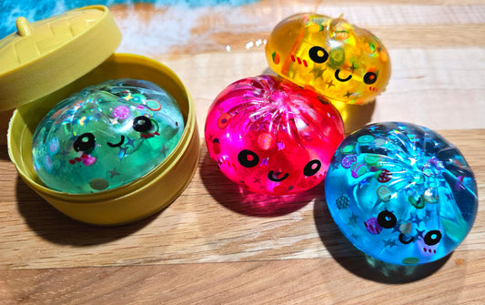 Mystery Mini Fruit Glitter Dumpling Maltose Squishy