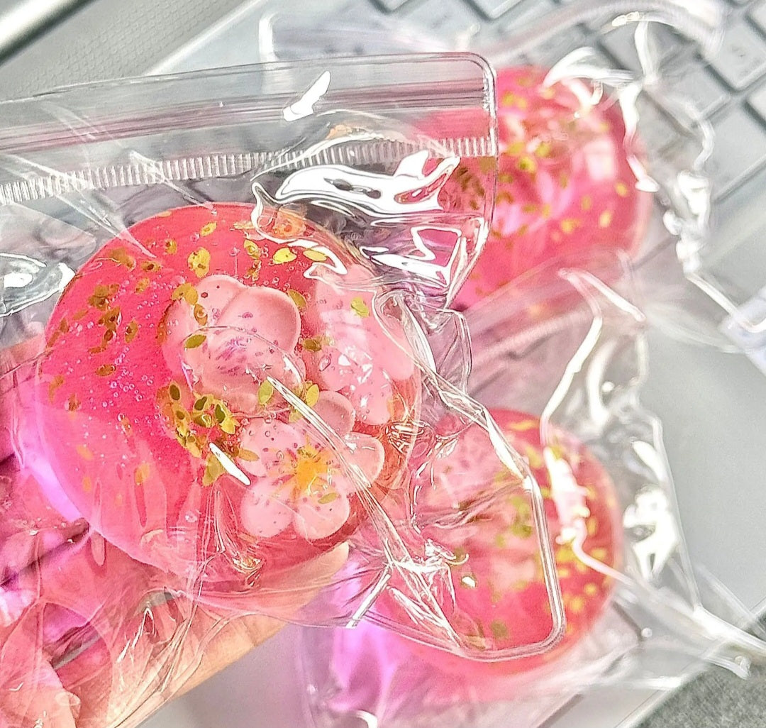 Light Pink Cherry Blossom Maltose Squishy
