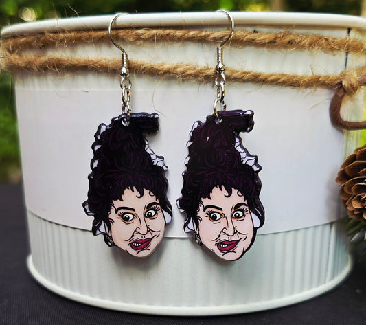 HALLOWEEN Mary HP Acrylic Dangle Earrings