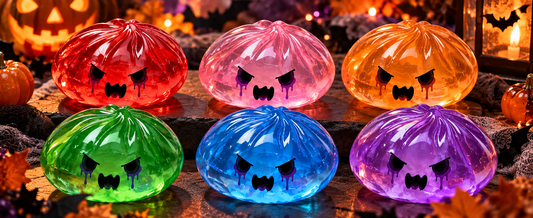 Mystery Halloween Transparent Dumpling Maltose Squishy