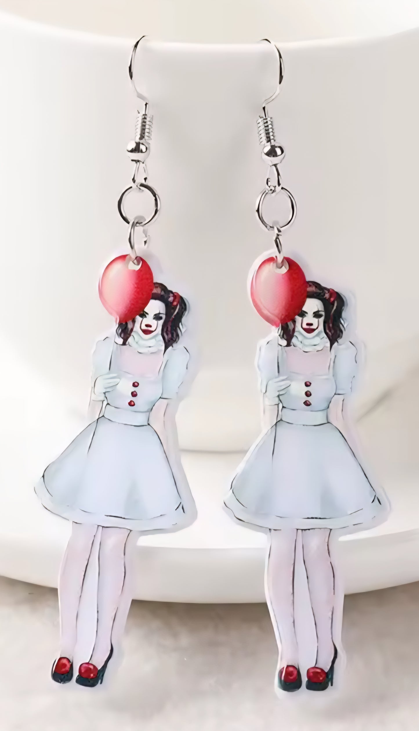 PREORDER Halloween It Girl Acrylic Dangle Earrings