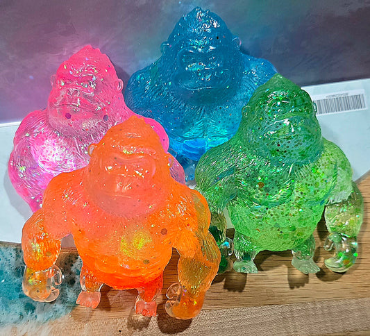 Mystery Gorilla Glitter Maltose Squishy