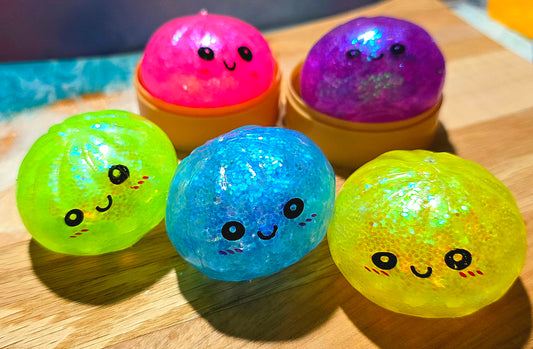 Mystery Glow In The Dark Mini Orbeez Dumpling Squishy