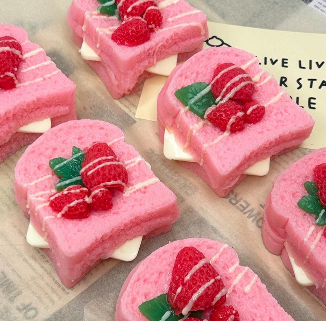 PREORDER Viral Strawberry Dessert Squishy