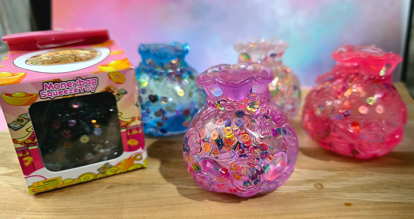 Mystery Treasure Money Bag Maltose Squishy