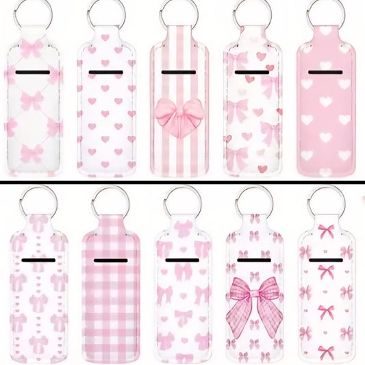 Valentine Bow Heart Chapstick Holder