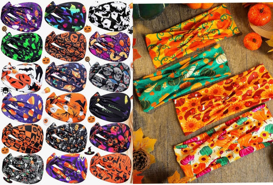 Random Halloween/Fall Knotted Headband