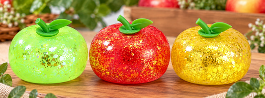 Mystery Christmas Glitter Apple Maltose Squishy