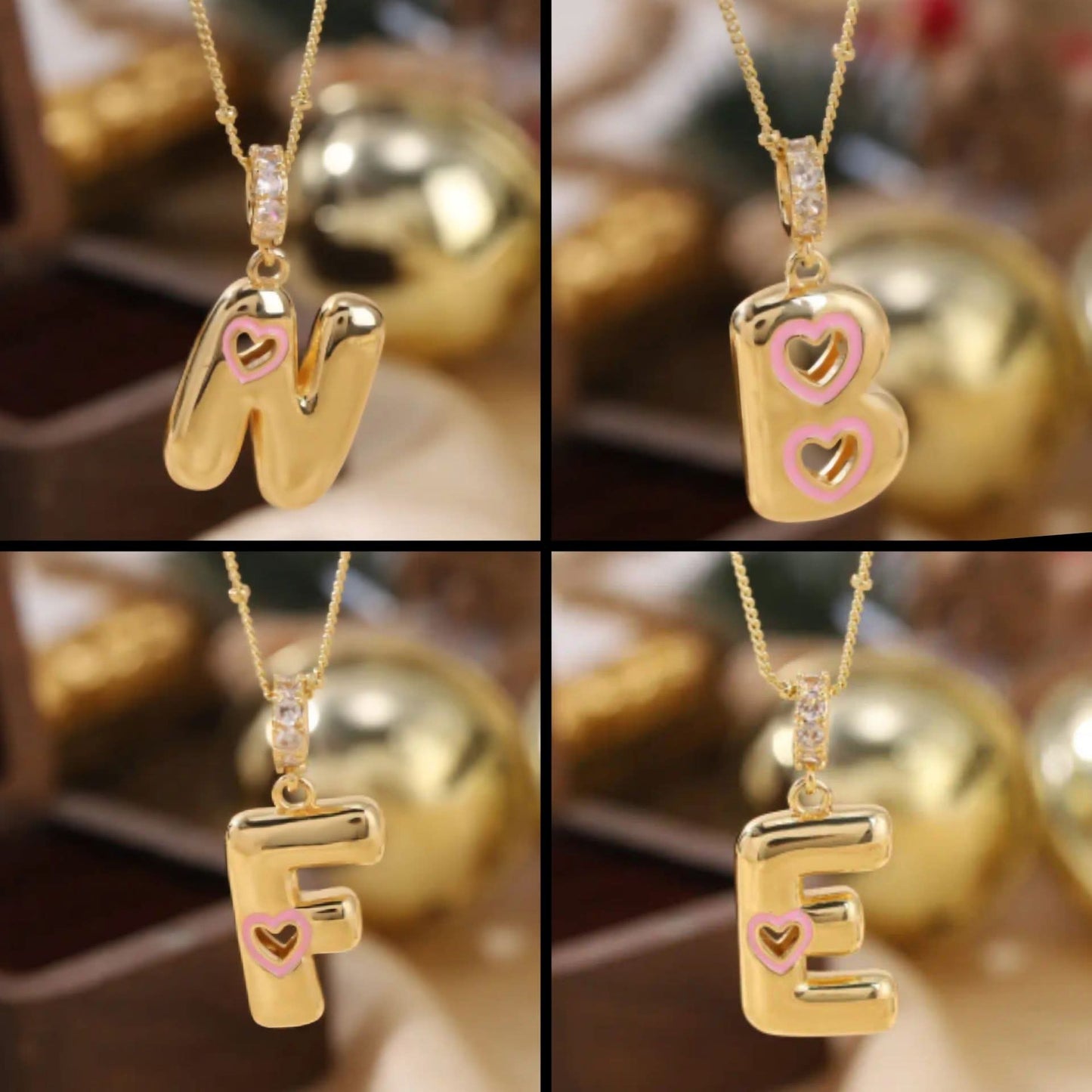 Preorder Personalized Letter Heart Necklace