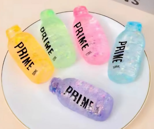 Viral Mystery Prime Drink Glitter Squishy