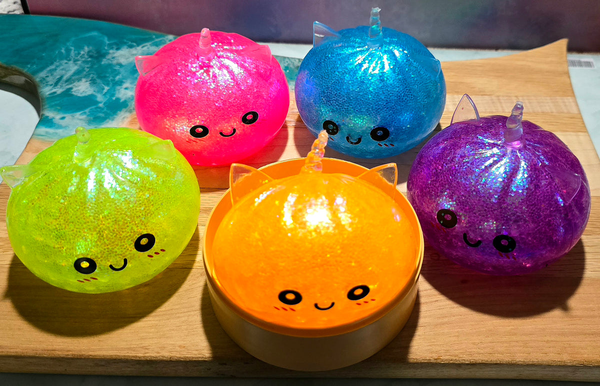 Mystery Unicorn Glitter Orbeez Dumpling Squishy