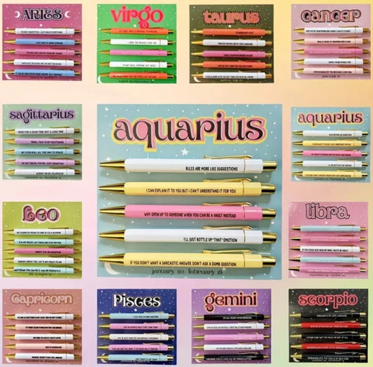 PREORDER Consellation 5 Pack Ball Point Pen Set