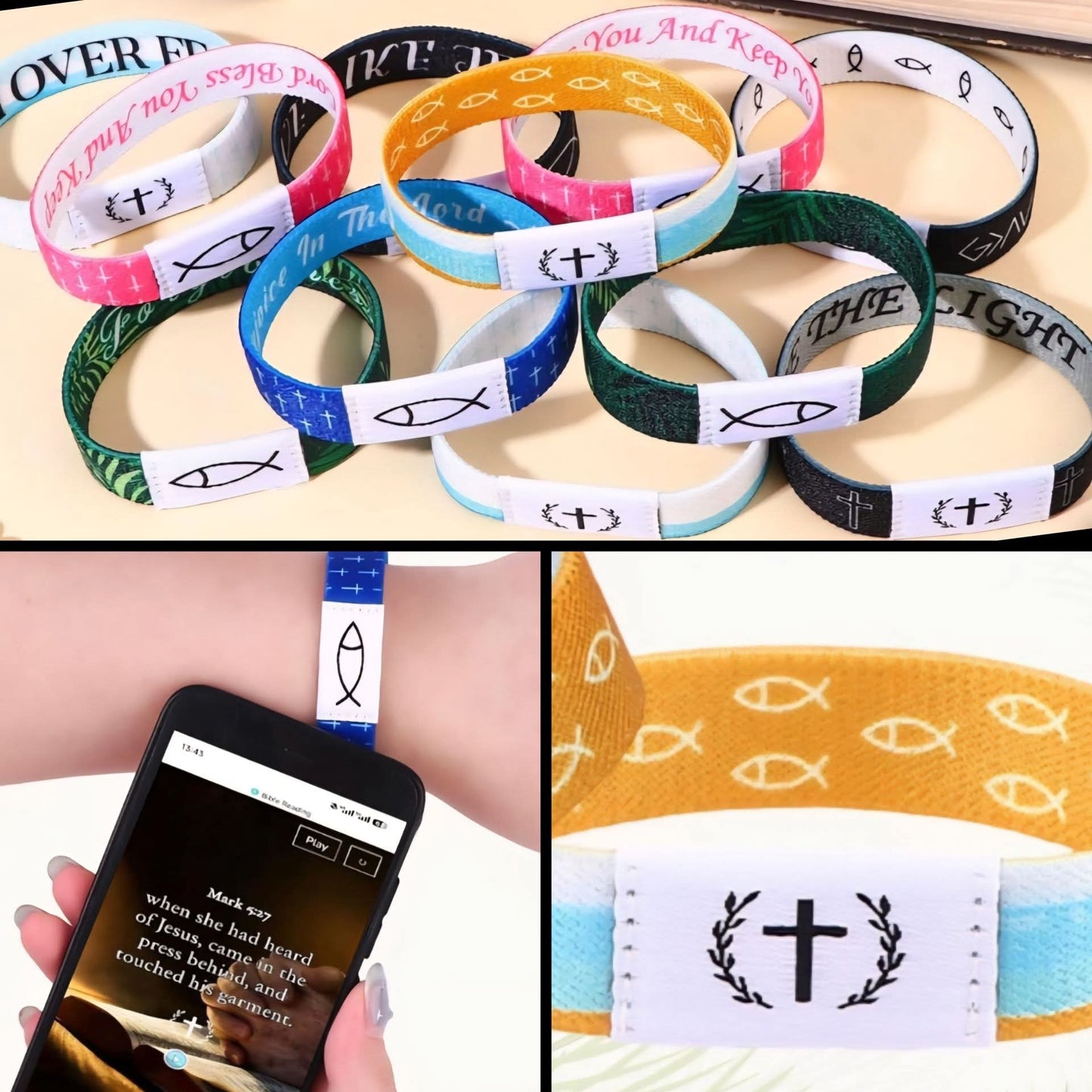 Random Bible Verse App Bracelet