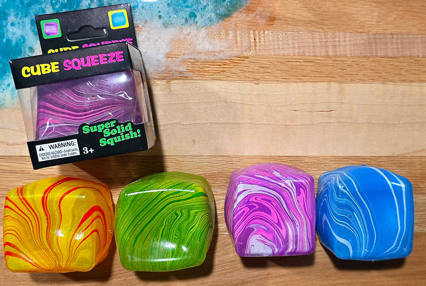 Swirl Maltose Cube Squishy