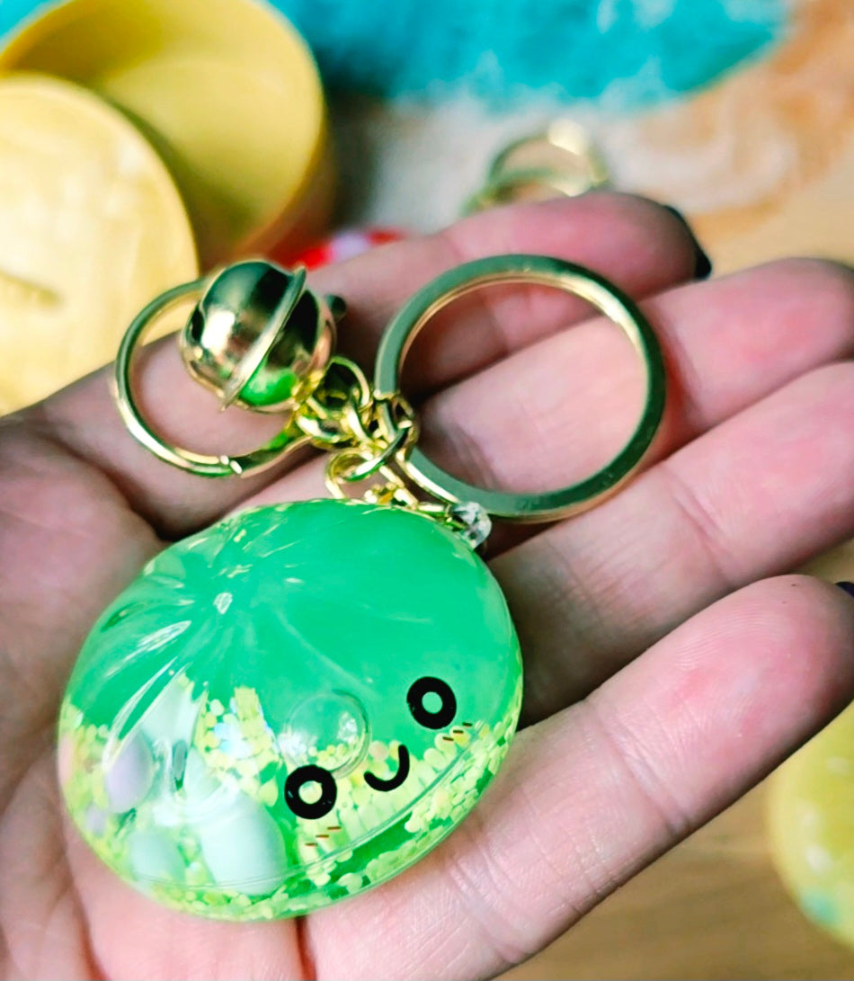 Mystery Dumpling Quicksand Shaker Keychain
