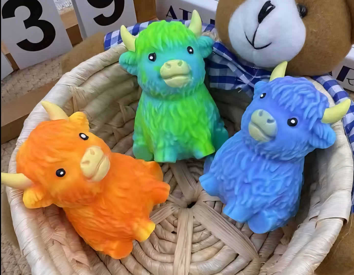 PREORDER Viral Mystery Highlander Solid Cow Squishy